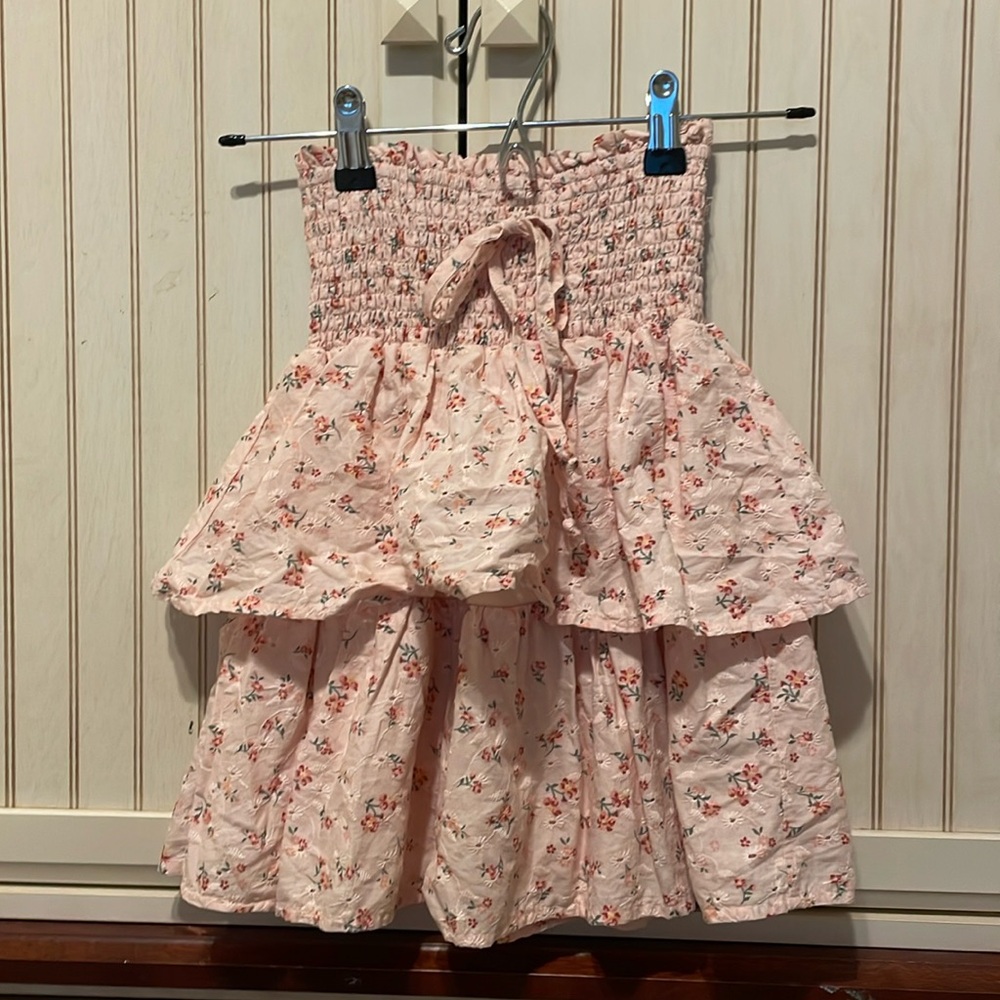 BeBop Pink Floral Midi Skirt. Size XS.